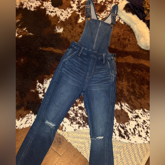 NWT Madewell Roadtripper denim overalls. Small - Picture 7 of 11